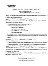 Thi học sinh giỏi môn Tin học cấp thành phố lớp 9 - Năm học 2006 - 2007